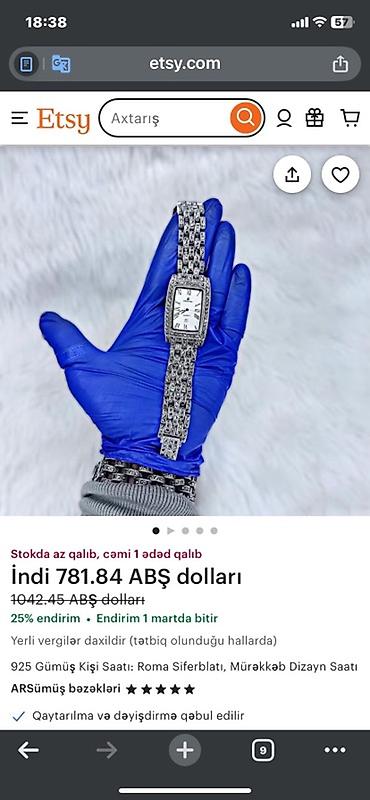 chopard qolbaq: 925 gümüş kişi saatı – klassik-romantik dizayn - Korpus və qolbaq — 4