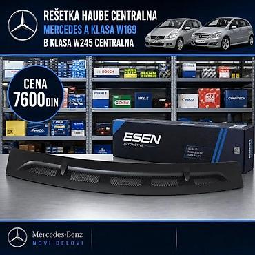 Maske hladnjaka: REŠETKA HAUBE MERCEDES A KLASA W169 B KLASA W245 CENTRALNA | Rešetka — 1