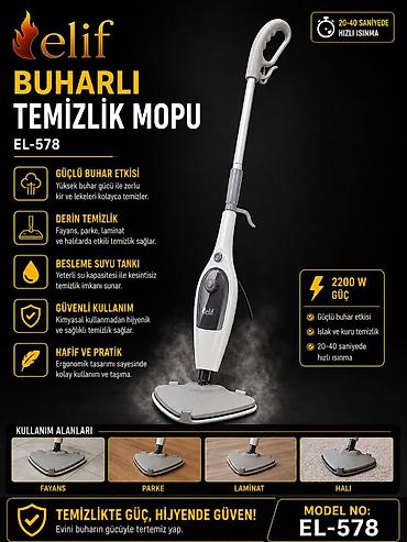 basqa: Buharlı təmizlik mopu - 2200 W güc: güclü buxar təsiri ilə dərin — 1