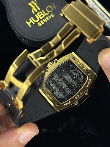 Aksesuarlar: Yeni, Qol saatı, Hublot, rəng - Qızılı — 2