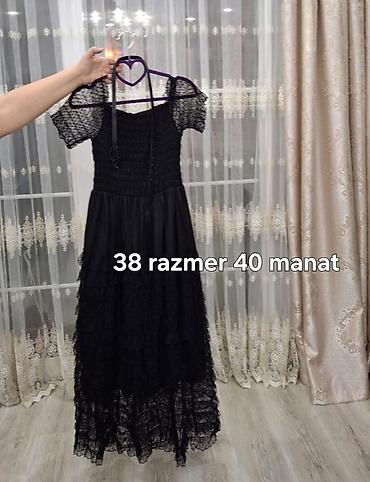 Dəstlər, kostyumlar: Qadın geyim dəsti – 38 razmer 1) Qara-ağ zolaqlı kostyum - Üst geyim — 3