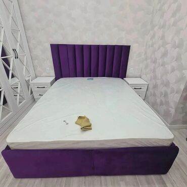 bazali tek carpayilar: Новый, Двуспальная кровать, С подъемным механизмом, С матрасом, С выдвижными ящиками