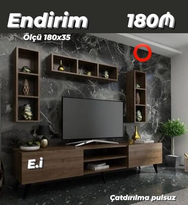 куплю чугунные батареи бу бишкек: *Tv stend 180AZN💥* ✔️Rəng seçimi var ✔️ Şəhər daxili Çatdırılma və