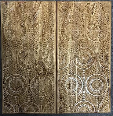 Нарды: Нарды ШАХМАТЫ на заказ ручной работы из дерева, украшенные резьбой — 10