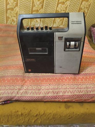 ses yazan cihaz: National Panasonic kaset maqnitofonu - Portativ dizayn: üst hissədə — 4