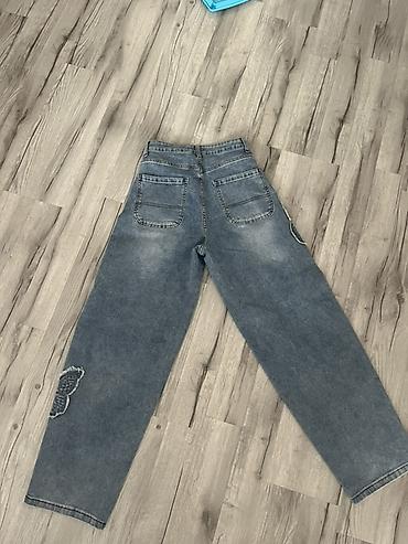 deniz geyimi: Məhsul: BLACK COCO brendinin qadın jeans şalvarı - Model: Geniş kəsim — 3