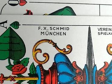 Ostali antikviteti: Vintage F. X. Schmid MUNCHEN špil karata Milde Sorte GERMANY. Made in — 6