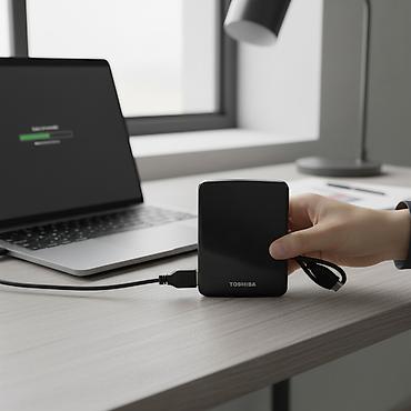 e book: Накопитель для ПК, Б/у, Toshiba, HDD, 1 ТБ, Для ПК — 1