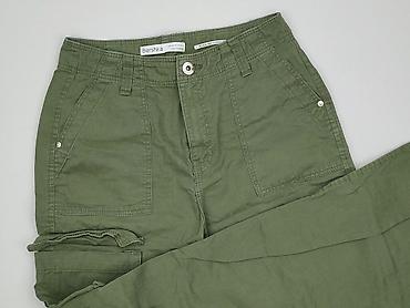 bermudy: Bershka, Spodnie cargo damskie, rozmiar S — 1