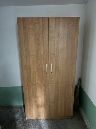 кофр для одежды: Кийим салуучу шкаф, Түз, ЛДСП