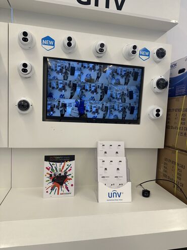 Видеонаблюдение: UNV 
Yeni Model Kameraların satışı və qurlaşdırılması