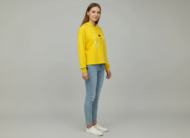 bluza leniwiec: Smile, Women`s hoodie, size M