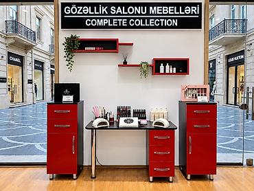 Salon, tibbi mebel dəsti: Gözəllik salonu mebelləri – komplekt kolleksiya - Manikür/stilist iş — 1