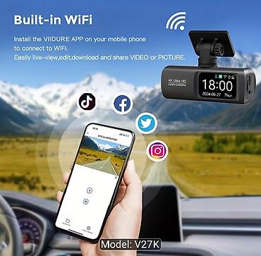 Avtoelektronika: Videoreqistratorlar, Yeni, Zərbə sensoru ilə, 32 gb, Çin, Pulsuz çatdırılma — 6
