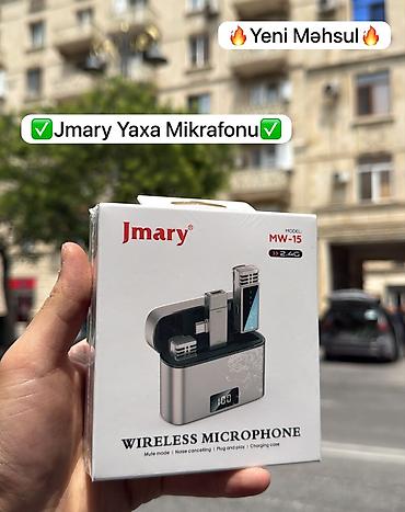 Audio: Jmary simsiz yaxa mikrofonları – yeni məhsul seriyası Model — 1
