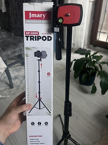 Telefon üçün tripodlar: Jmary KP-2206 professional tripod Az istifadə olunub, başlıqlar — 1