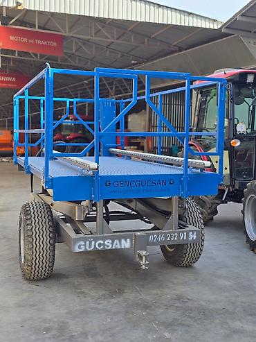 traktor starter: Gücsan markalı kənd təsərrüfatı/bağçılıq üçün yığıma platforması — 4