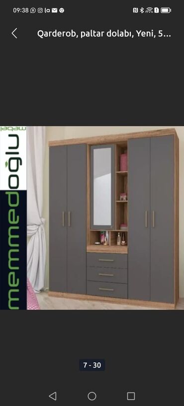 Dolablar: Yeni, Düz dolab, Dolab-asılqan — 9