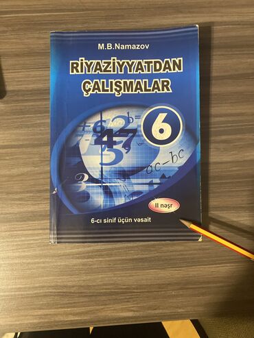 Kitablar, jurnallar, CD, DVD: Namazov riyaziyyat çalışmalar 6cı sinif azsektor əlavə lazım olana