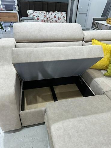 sofa: Просторный модульный угловой диван с раскладным механизмом — 4