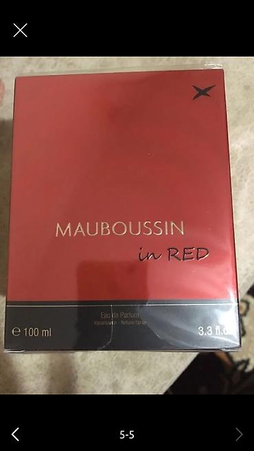 tek qizil gul: Mauboussin in Red – Eau de Parfum, 100 ml (3.3 fl.oz),orijinal. - — 1