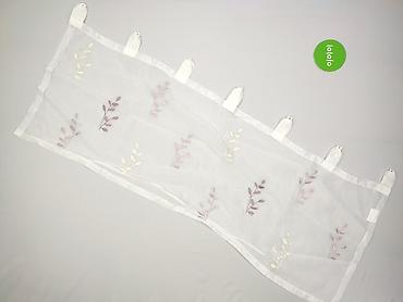 oddam darmo: Delikatna firana panelowa z haftem roślinnym - Kolor: biały, haft w — 2