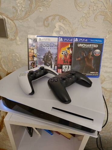 PS5 (Sony PlayStation 5): Yeni kimidir cox az istifade etmişem vaxdım olmur die satıram 2