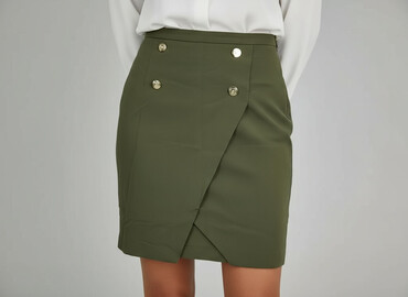 spódnice czarne rozkloszowane midi: Mohito, Women`s skirt, size M (EU 38)