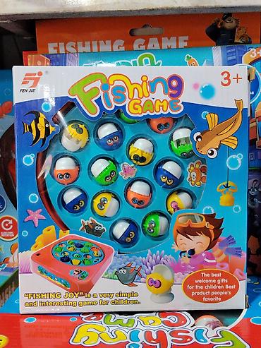 Настольная игра «Fishing Game» для детей 3+ - Электронная вращающаяся