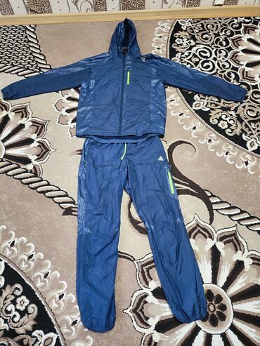 плащ полатка: Эркектердин спорттук костюму, XL (EU 42), Adidas, Жаңы, түсү - Көк, Өзү алып кетүү