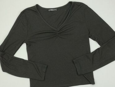 czarne bluzki z długim rękawem: Bluzka Damska, FBsister, XL, stan - Dobry