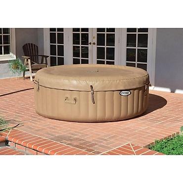 basenni: Intex Spa hovuzu 4 Nəfərlik 795L, 120 Jets, 2200W Intex PureSpa şişmə — 2