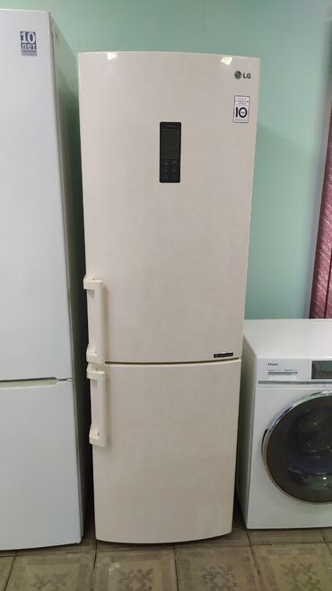 холодильник кухонный: Холодильник LG, Б/у, Двухкамерный, No frost, 60 * 190 * 60