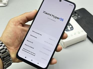 xiaomi машины: Redmi, Redmi 12 5G, Б/у, 256 ГБ, цвет - Черный, 2 SIM — 4