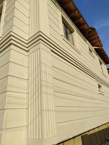 Фасадные работы: Ремонт фасада, Утепление фасада, Фасадный декор | Лепнина, Балясины, Молдинг | Жидкий травертин, Клинкерная плитка, Мрамор | Penoplex, Пенополиуретан, Базальт Больше 6 лет опыта — 17