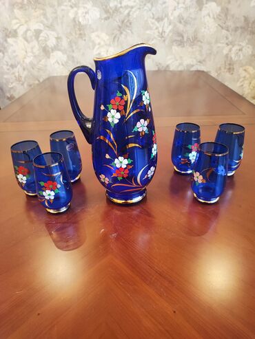 Qrafinlər və səhənglər: Rəng - Göy — 9