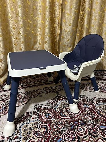 study table: Детский трансформируемый стульчик для кормления OMEIDI 6в1 новый — 3