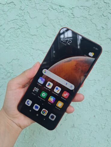 ручка на цивик: Redmi, Redmi 9C, Колдонулган, 64 ГБ, түсү - Кызыл, 1 SIM, 2 SIM