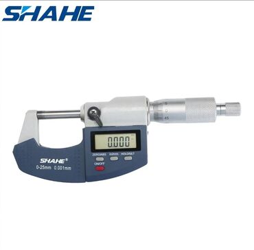su sizinti cihazı: Mikrometr Model: SHAHE 0-25 mm - Yüksək dəqiqli, elektron. 1. LCD