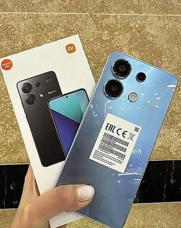 бу холодильник: Redmi, Redmi Note 13, Б/у, 128 ГБ, цвет - Голубой, 2 SIM — 2