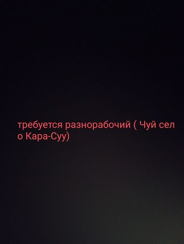 технолог швейная: Требуется Разнорабочий, Менее года опыта