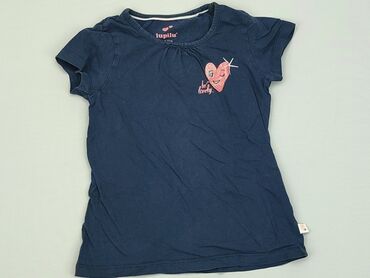 koszulki prążkowane: Koszulka, Lupilu, 5-6 lat, 110-116 cm, stan - Dobry