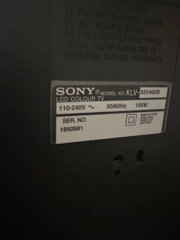 Televizorlar: İşlənmiş Televizor Sony LCD 32"