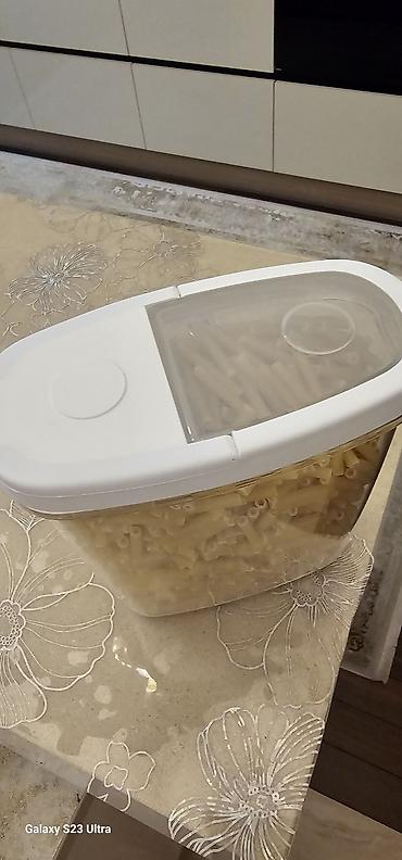 Mətbəx aksesuarları: Ikea Mətbəx üçün hermetik saxlama qabları dəsti, keyfiyyetli — 3