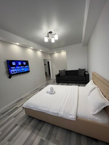 Посуточная аренда квартир: 1 комната, Душевая кабина, Постельное белье, Кондиционер — 7