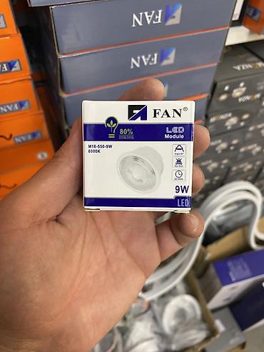LED модуль FAN M16-550-9W, 6000K - Мощность: 9 Вт - Световой поток
