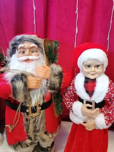 Ostali kućni dekor: Deda-mraz 63cm - 4200din Baba-mrazica 60cm-4000din Muzicki deda-mraz — 6