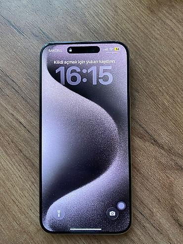 prodat iphone: IPhone 15 Pro Max, 512 GB, Natural Titanium, Simsiz şarj, Barmaq izi, Face ID — 4