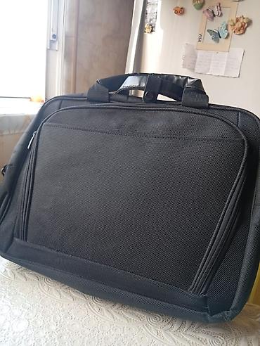 Ноутбуки и аксессуары: Qara rəngli laptop/iş portfeli - Material: sıx toxumalı suya davamlı — 3