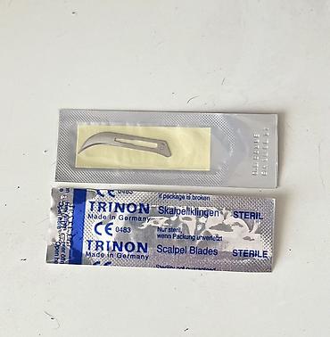 охотничий нож купить: Стерильные лезвия для скальпеля TRINON (Made in Germany) - Тип — 1